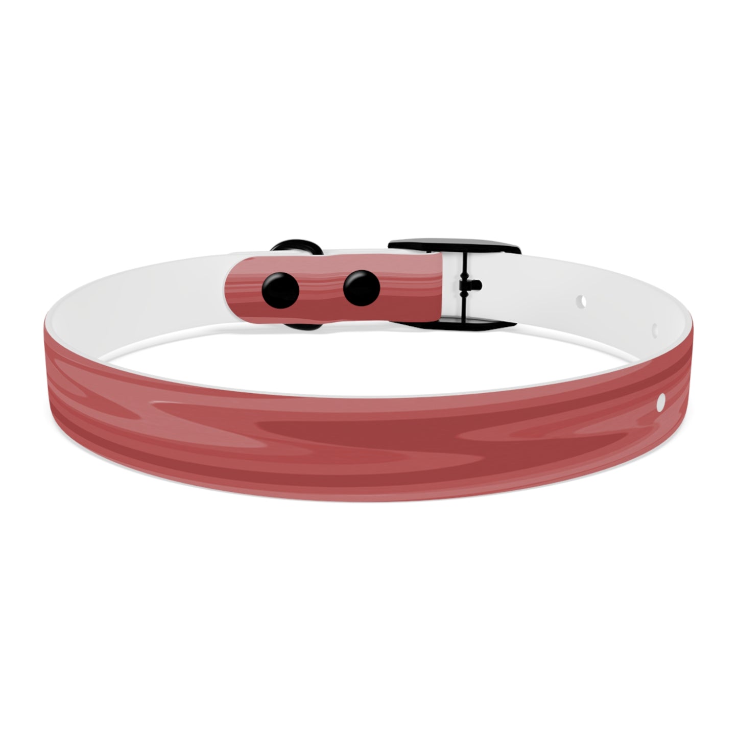 Power Red Wavey Small Dog Collar