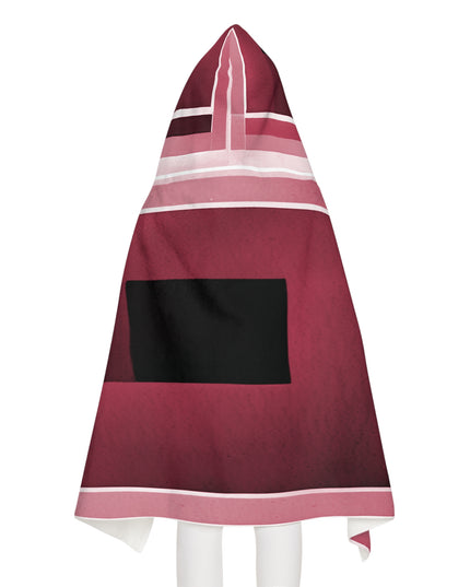 Red Shadow Youth Hooded Towel, 24" x 48"