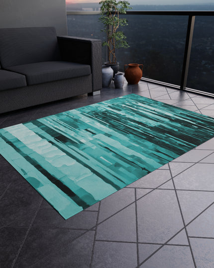 Striped Tif Outdoor Rug, 60" x 84"