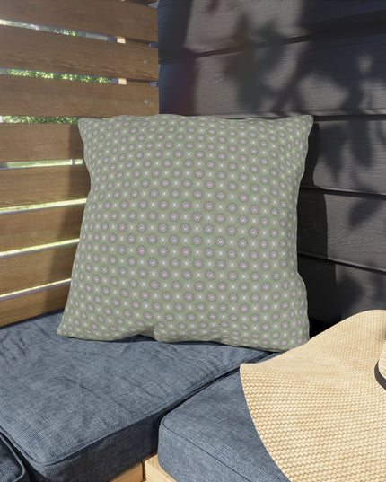 Olive Star-crossed Bodies 18" x 18" Outdoor Pillow