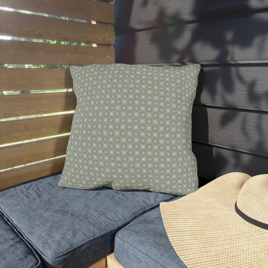 Olive Star-crossed Bodies 18" x 18" Outdoor Pillow