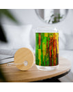 With lid and straw / 16oz