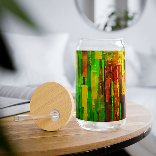 Striped Beta Sipper Glass, 16oz