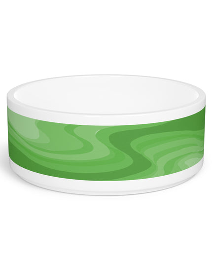 Greenie Meanie Wavey 16 oz Pet Bowl