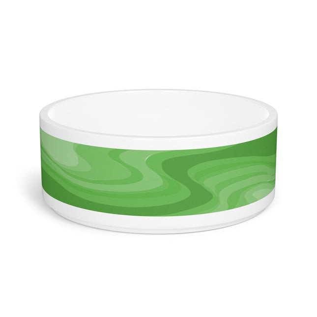 Greenie Meanie Wavey 16 oz Pet Bowl