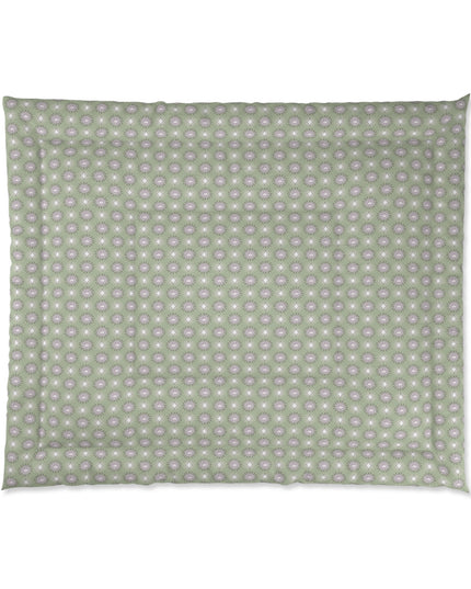 Olive Star-crossed Bodies Comforter, 104" × 88"