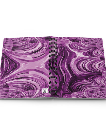 Uzi Spiral Powder Lavender Bound Journal, 5" x 7" 150 pages