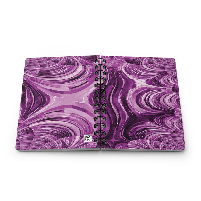 Uzi Spiral Powder Lavender Bound Journal, 5" x 7" 150 pages