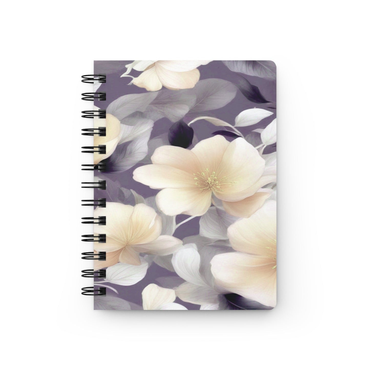 White Blush Floral Bunch Bound Journal, 5" x 7" 150 pages