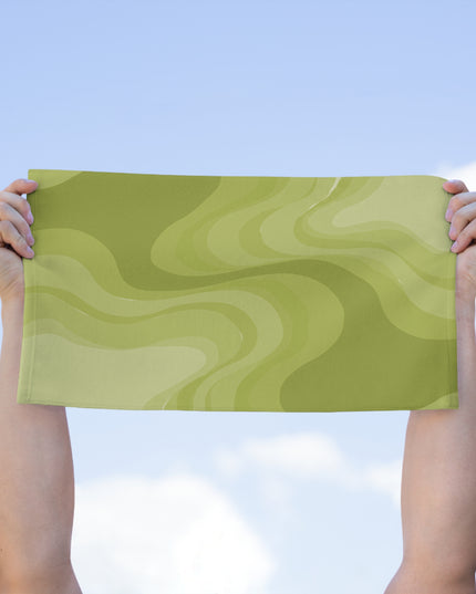 Lemon Wavey Rally Towel, 11" x 18"