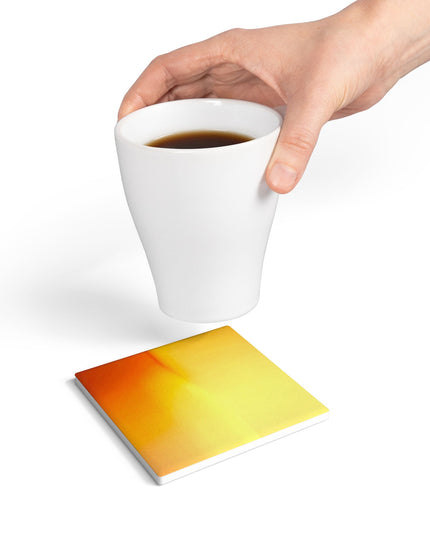 Phoenix Fade 4" x 4" Square Ceramic Coaster