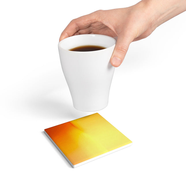 Phoenix Fade 4" x 4" Square Ceramic Coaster