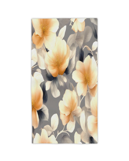 Soft Blossom Floral Bunch Beach Towel, 24" x 44"