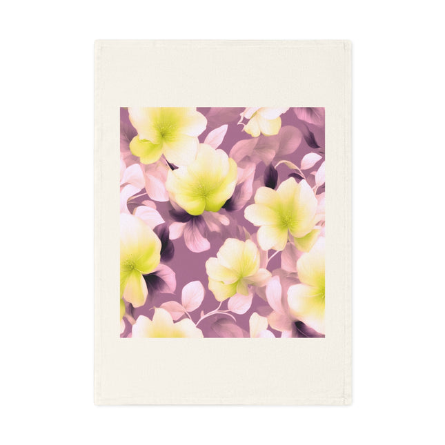 Lemon Blossom Floral Bunch Cotton Tea Towel 19.6" x 27.5"