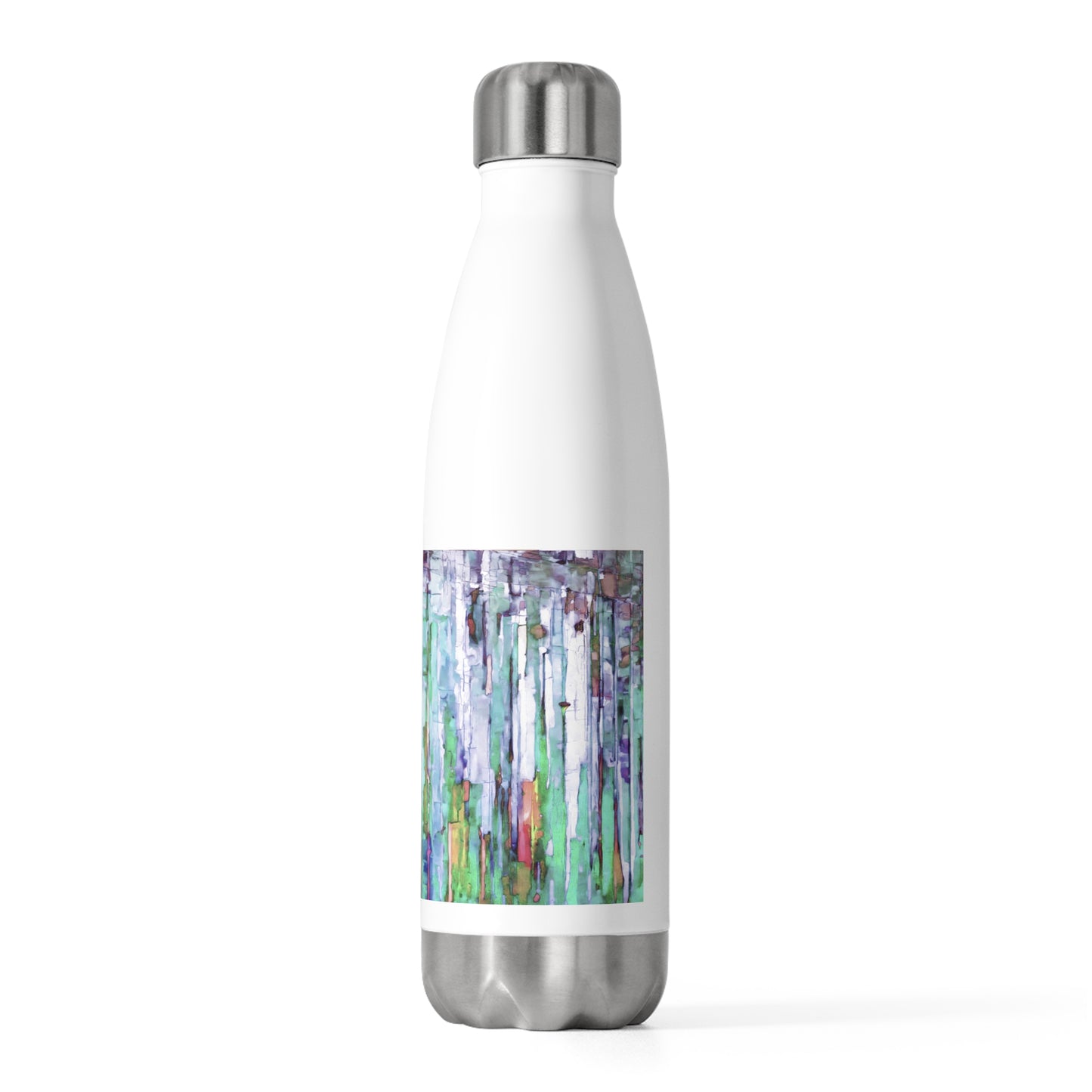 Striped Pastels 20oz Insulated Water Bottle