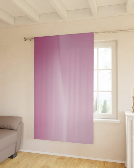 Pink Blush Fade Window Curtain, 50" x  84", blackout