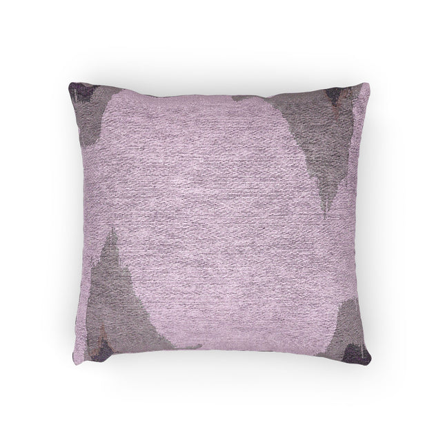 Dark Pink Sea Amethyst Fog Woven Pillow, 17" x 18"