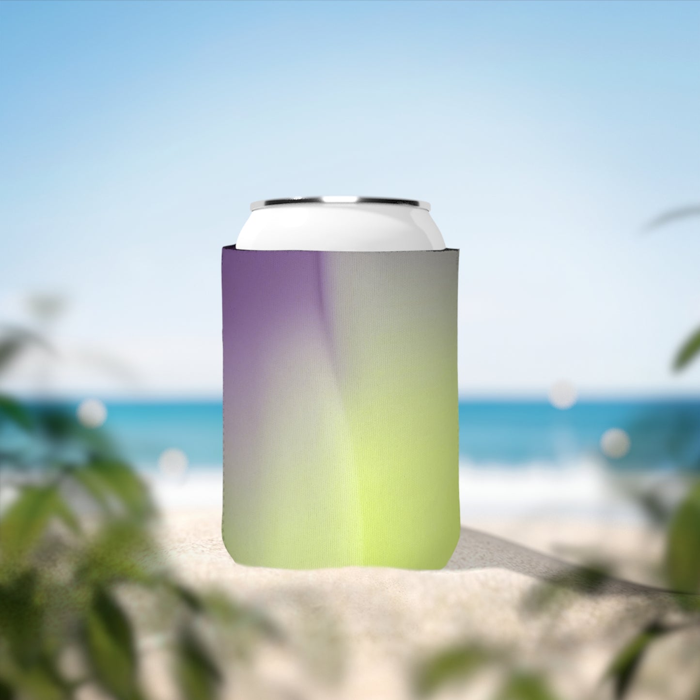 Purple Golden Fade 12 oz Can Cooler Sleeve