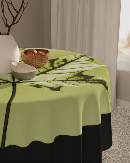 Lemongrass Maple Leaf Tablecloth, 55" x 55"
