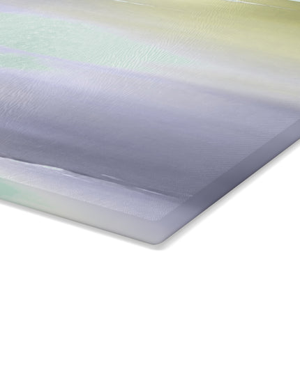 Lavender Sea Golden Fog Glass Cutting Board, 11" x 15"