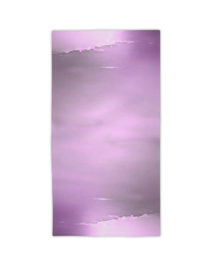 Dark Pink Sea Amethyst Fog Beach Towel, 24" x 44"