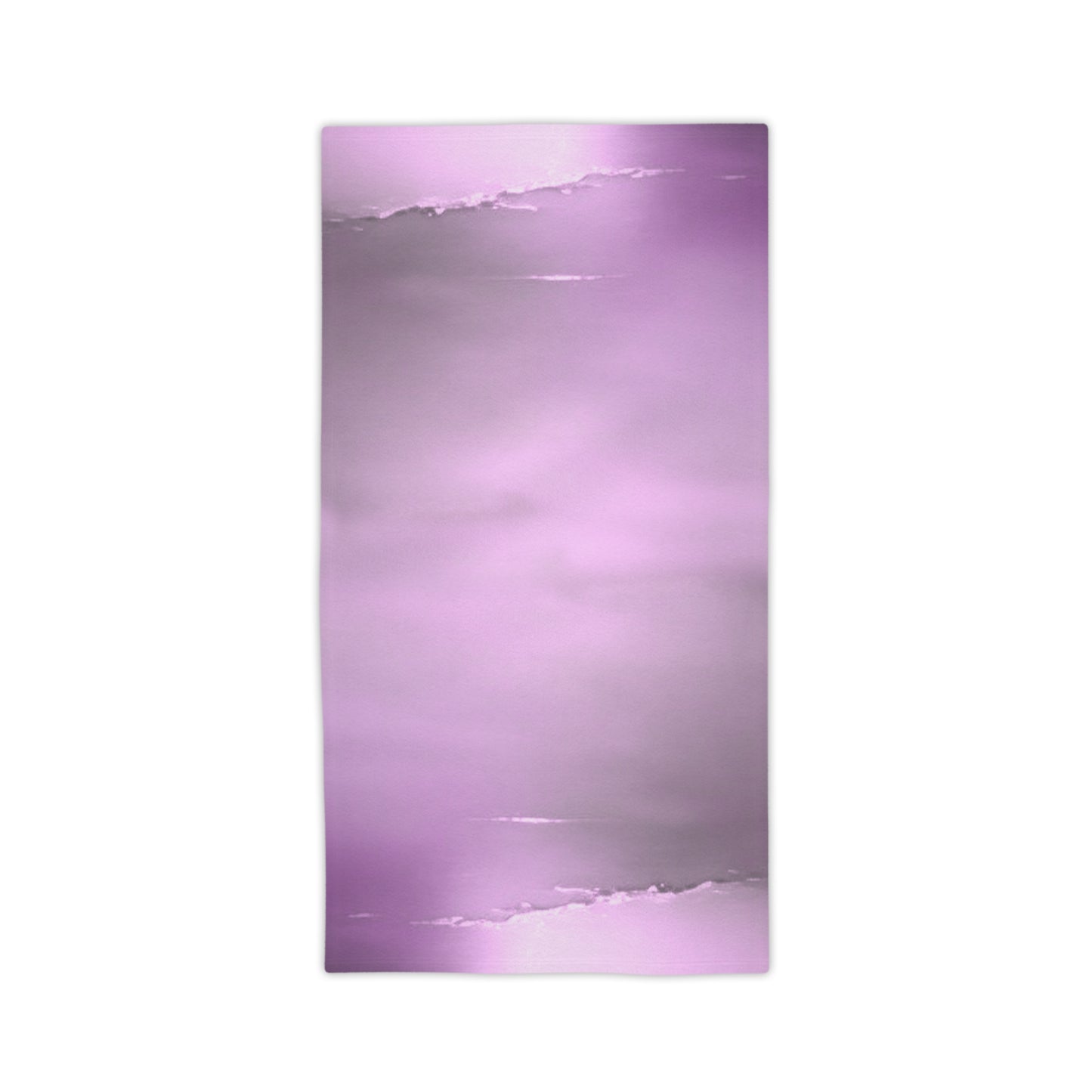 Dark Pink Sea Amethyst Fog Beach Towel, 24" x 44"