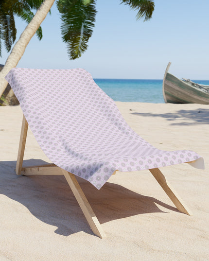 Pink Mornings Star-crossed Bodies 30" x 60" Beach Towel