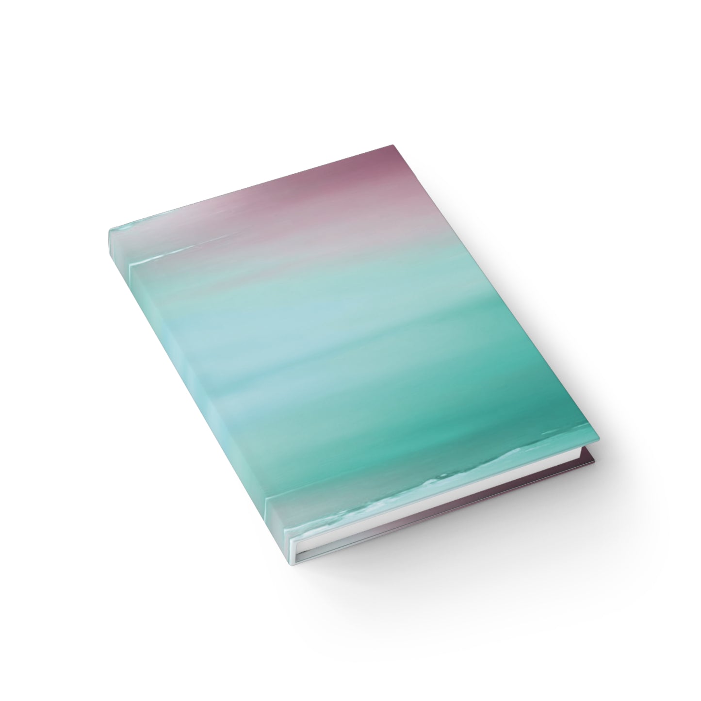 Green Sea Lavender Fog 5" x 7" Journal - 128 Blank pages