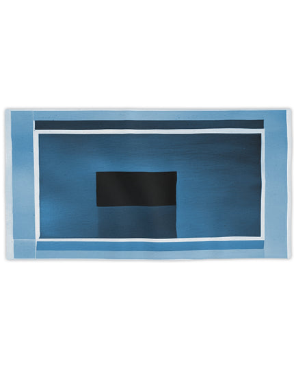 Blue Shadow Beach Towel, 24" x 44"
