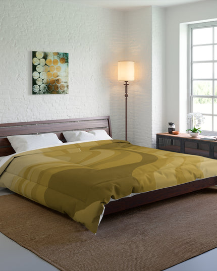 Brown Wavey 104" × 88" Comforter