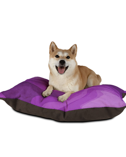 Wavey Purple Wavey 40" × 30" Pet Bed