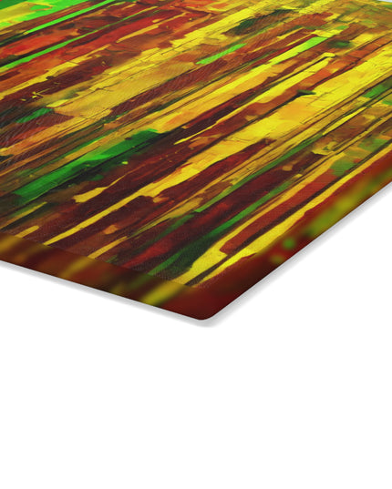 Striped Beta 11" x 15" Glass Cutting Board