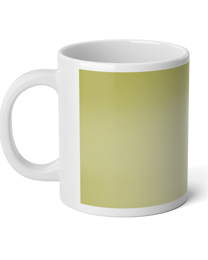Lemon Fade 20 oz White Glossy Jumbo Mug