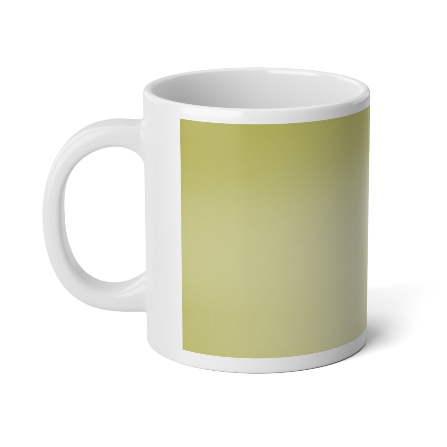 Lemon Fade 20 oz White Glossy Jumbo Mug