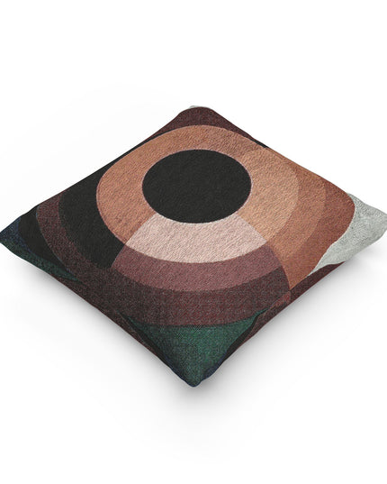 Garnet Eyepiece Woven Pillow, 17" x 18"