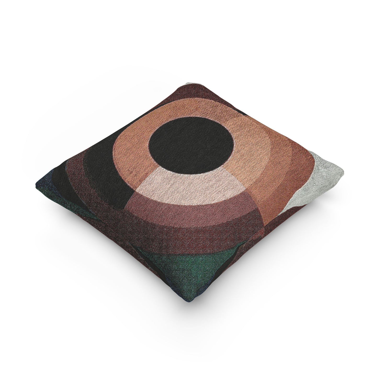 Garnet Eyepiece Woven Pillow, 17" x 18"