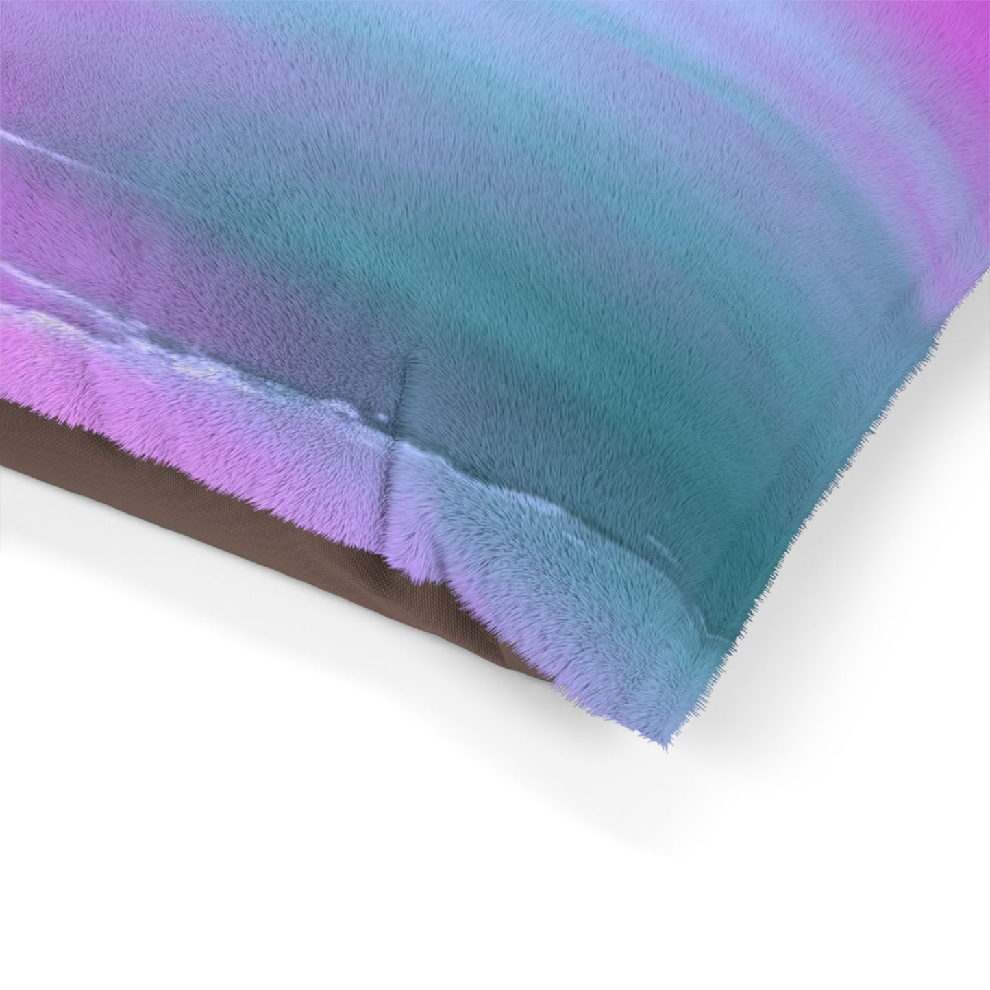 Dark Blue Green Sea Purple Fog 40" × 30" Pet Bed