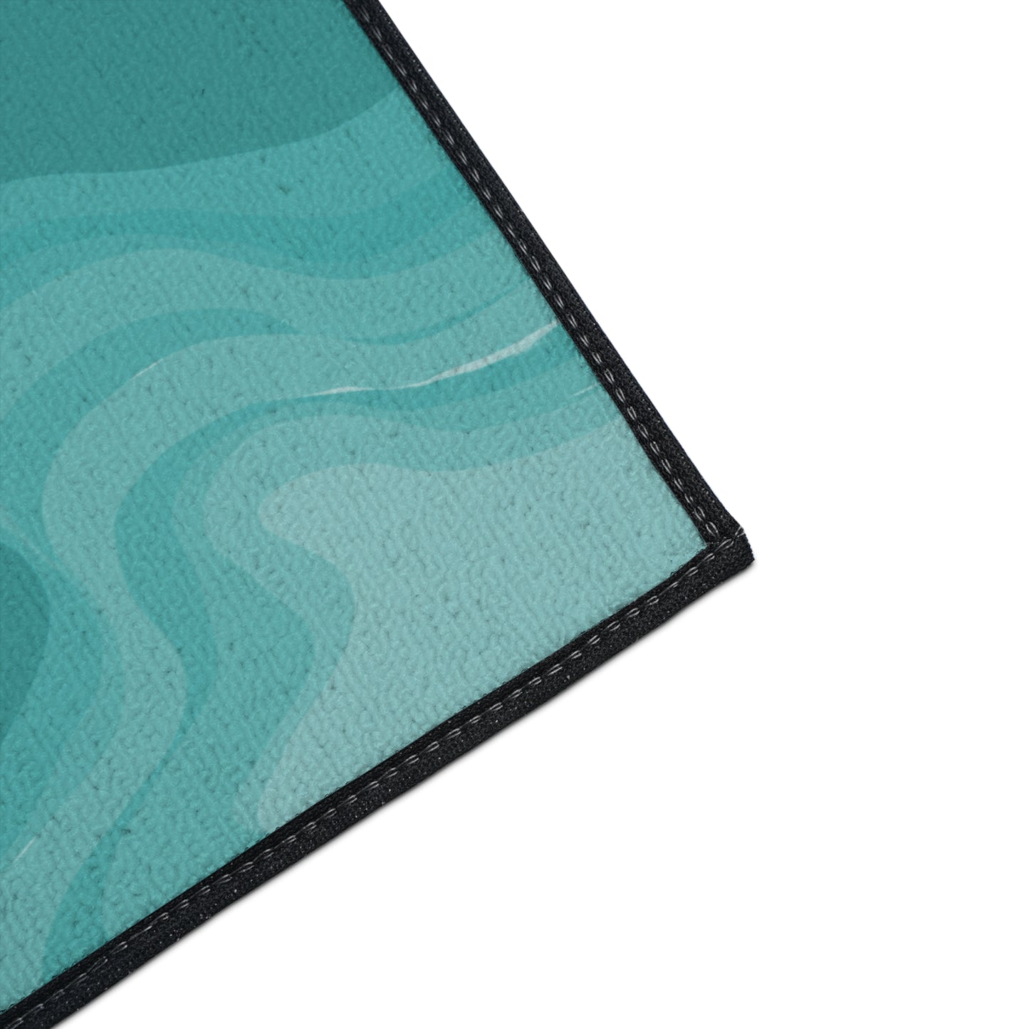 Tif Green Wavey 18" x 27" Heavy Duty Floor Mat
