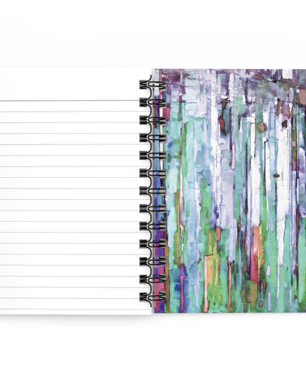 Striped Pastels Spiral Bound Journal, 5" x 7" 150 pages