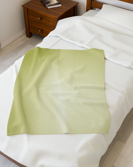Lemon Fade Velveteen Plush Blanket, 30" x 40"