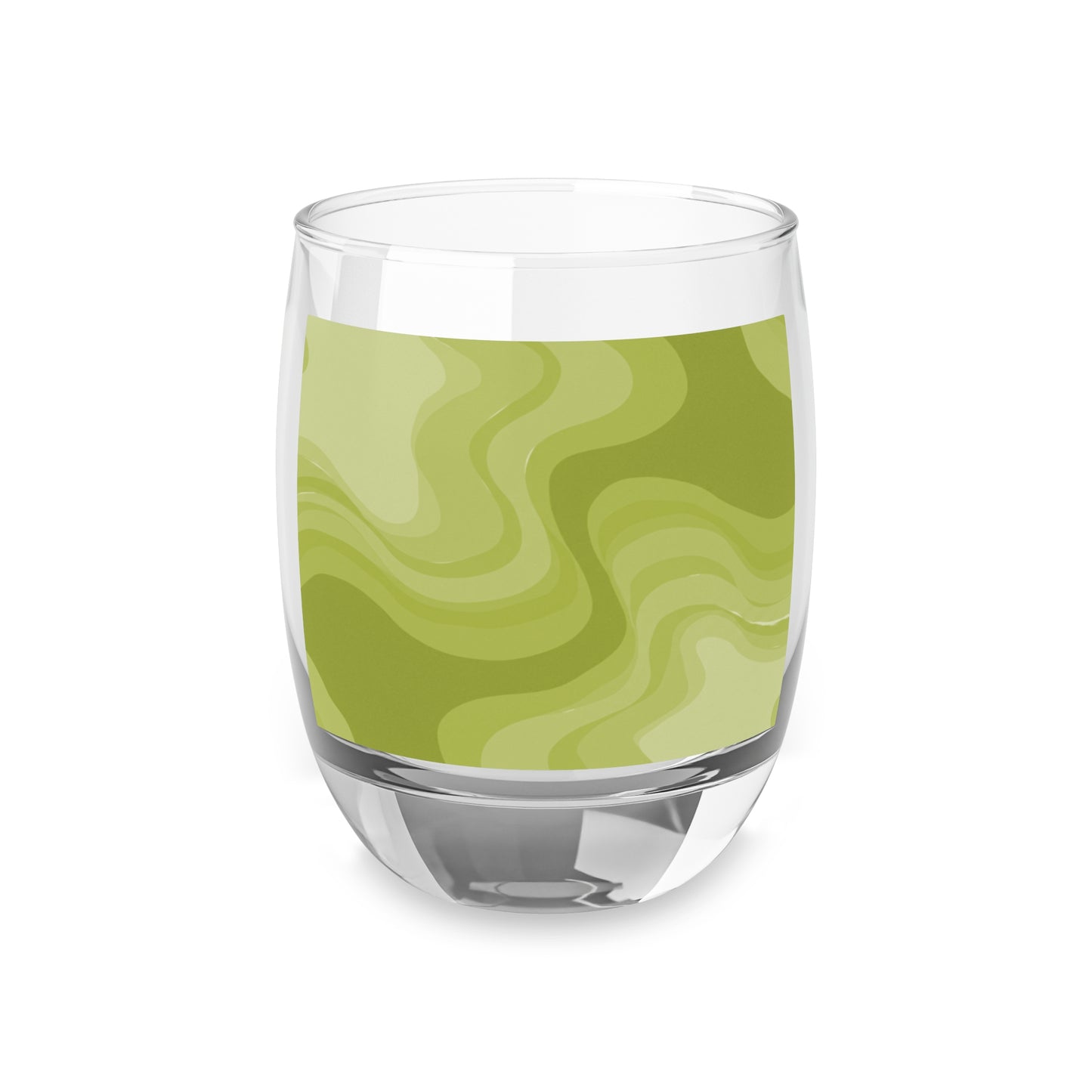 Lemon Wavey Whiskey Glass, 6 oz