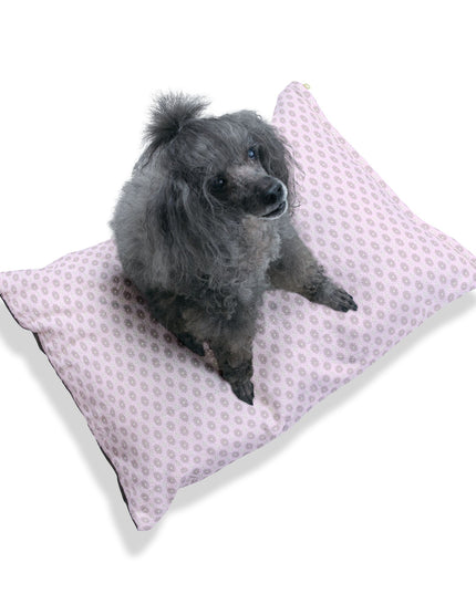 Pink Mornings Star-crossed Bodies Pet Bed, 28" × 18"