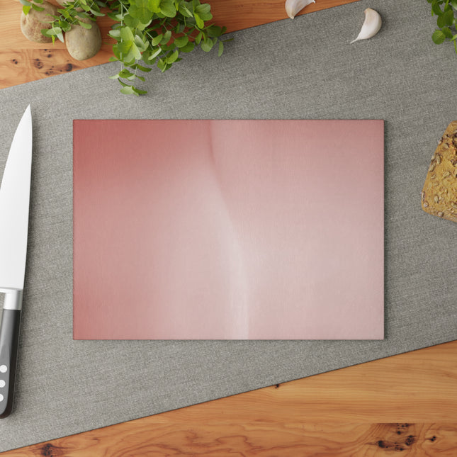 Rose Red Fade 8" x 11" Glass Cutting Board