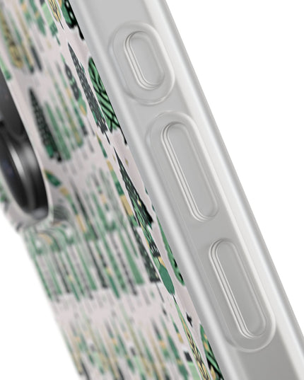 Mini Vintage Green Trees Iphone 15 Pro Flexi Case
