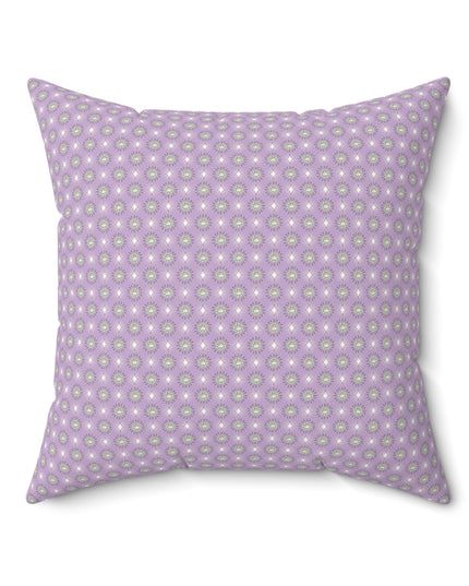 Lavender Star-crossed Bodies Faux Suede Square Pillow, 20" x 20"