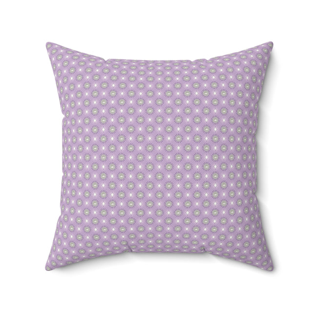 Lavender Star-crossed Bodies Faux Suede Square Pillow, 20" x 20"