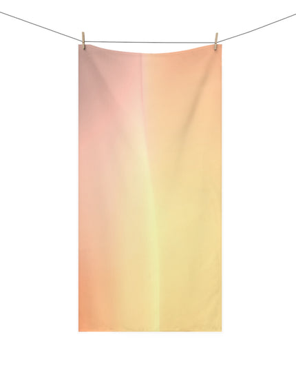 Hot Peach Fade 30" x 60" Mink-Cotton Towel (50% polyester, 50% cotton)