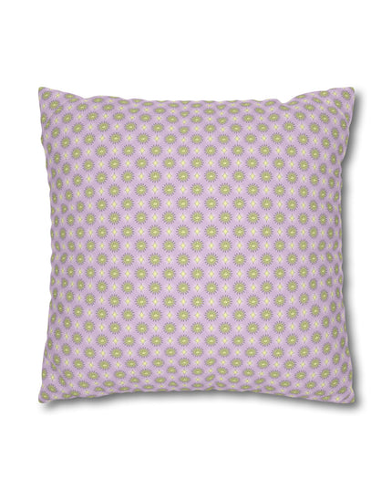 Magenta Star-crossed Bodies Spun Polyester Square Pillowcase, 14" x 14"