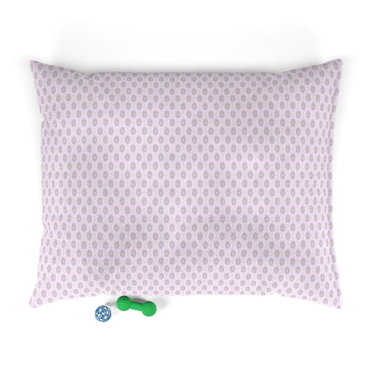 Pink Mornings Star-crossed Bodies Pet Bed, 50" × 40"