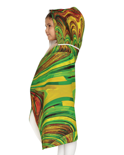 Uzi Spiral Beta Youth Hooded Towel, 24" x 48"